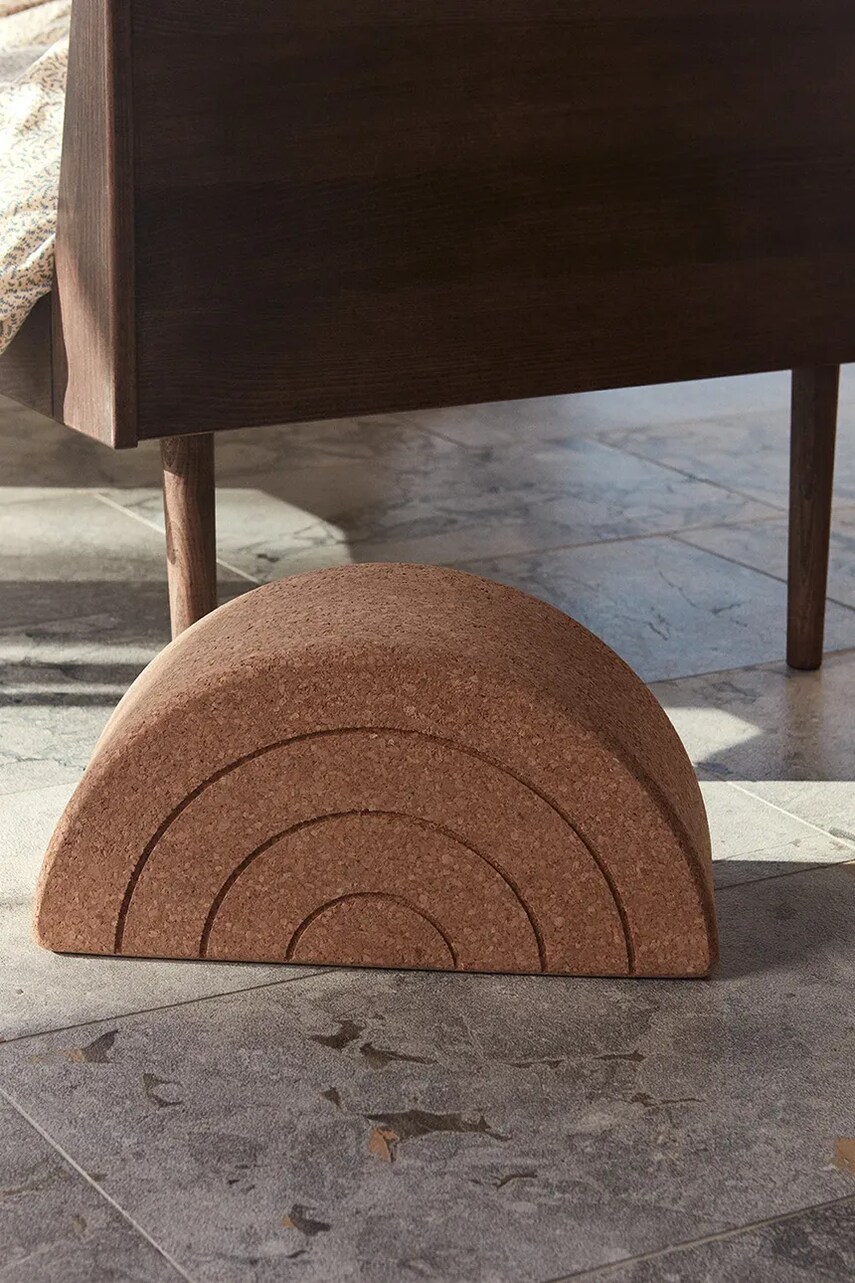Табурет OYOY Cork Step Stool колір бежевий