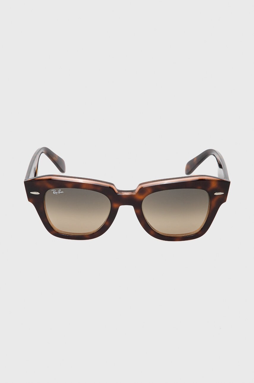 Окуляри Ray-Ban колір коричневий