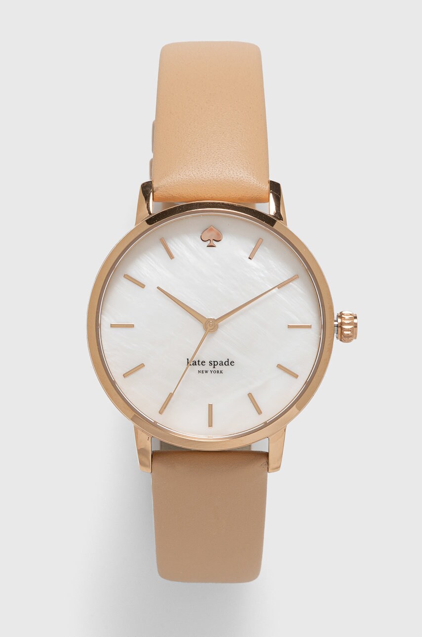 Годинник Kate Spade жіночий колір бежевий