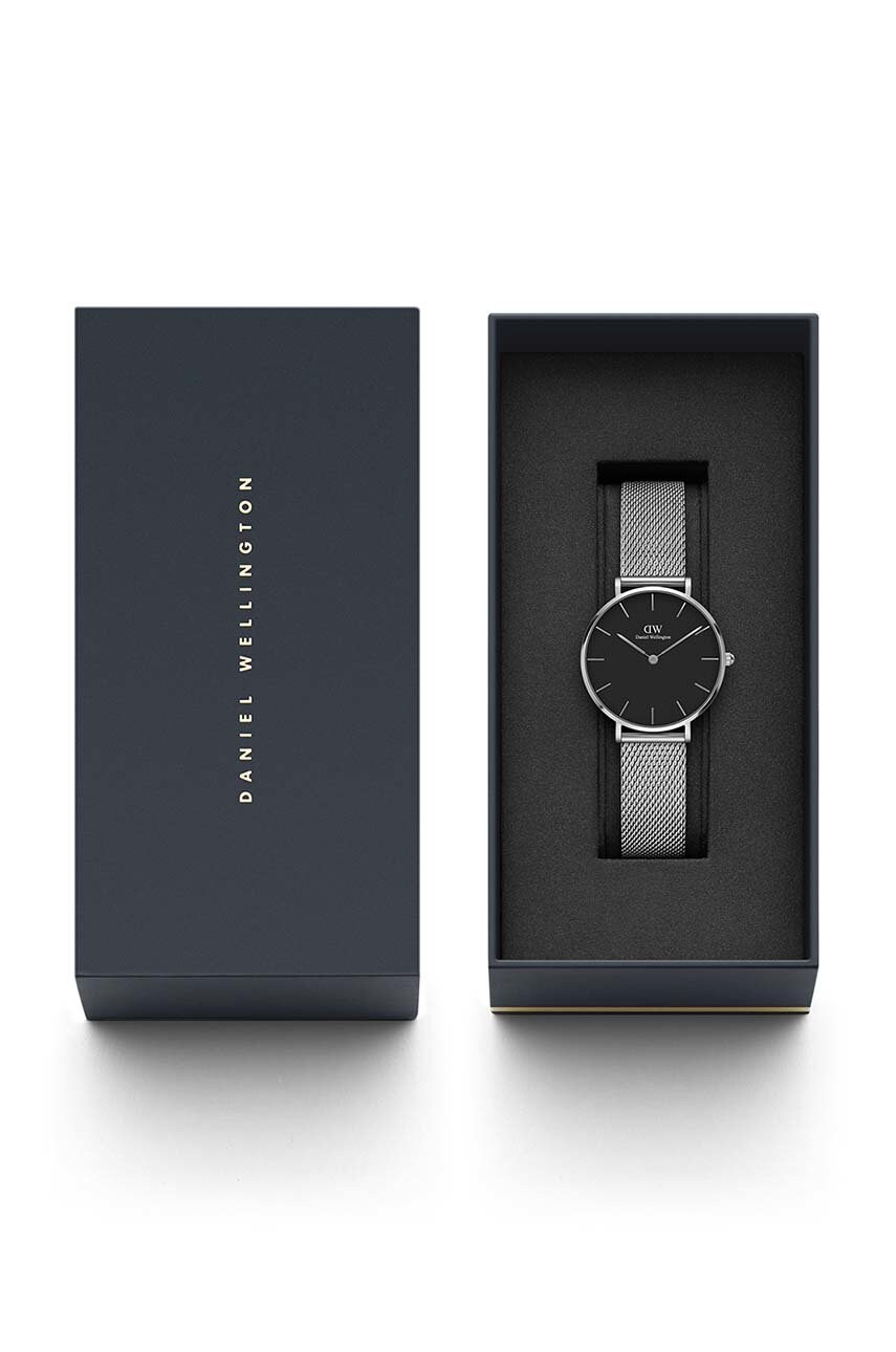 Годинник Daniel Wellington Petite 32 Sterling жіночий колір срібний