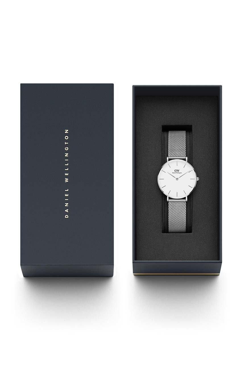 Годинник Daniel Wellington Petite 32 Sterling жіночий колір срібний