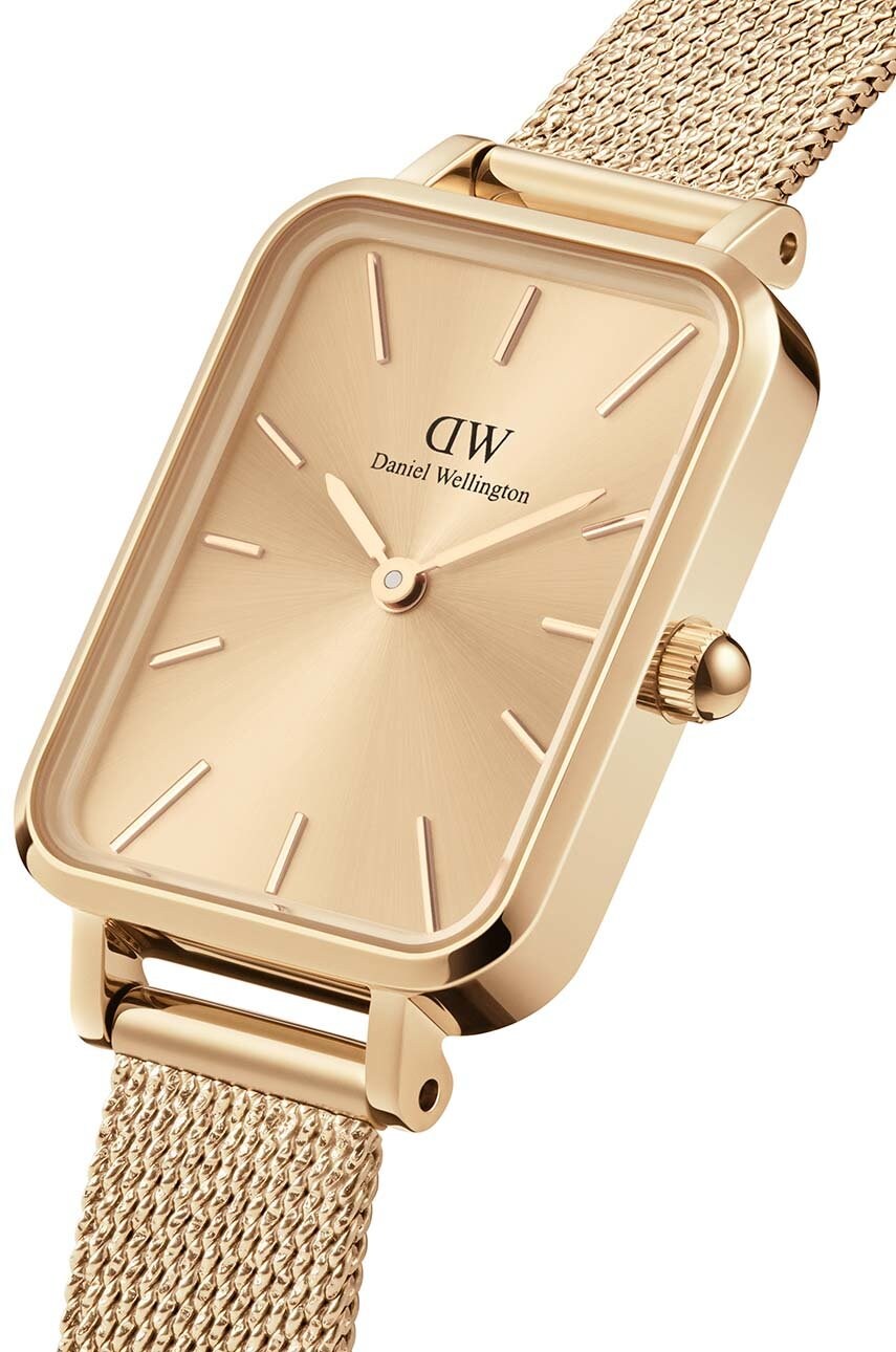 Годинник Daniel Wellington Quadro 20x26 жіночий колір золотий