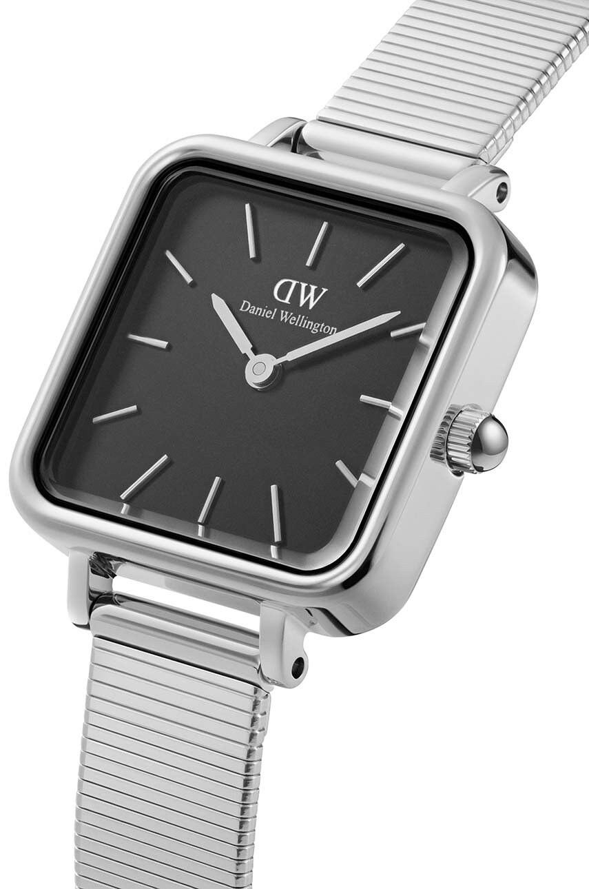 Годинник Daniel Wellington Quadro Studio жіночий колір срібний