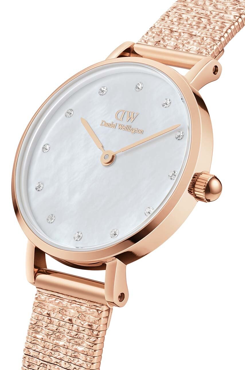 Годинник Daniel Wellington Petite 28 Lumine жіночий колір рожевий