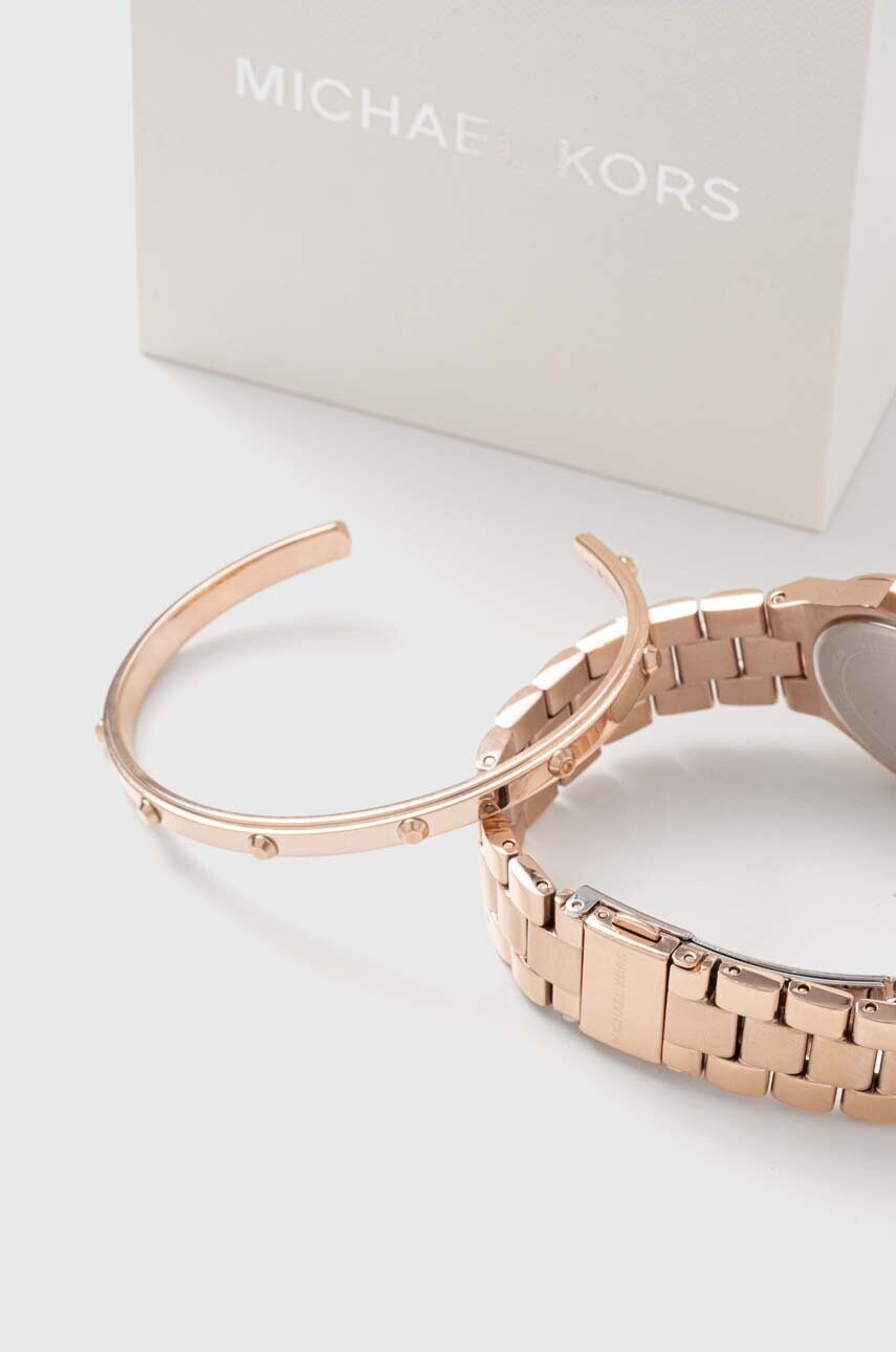 Годинник і браслет Michael Kors колір золотий