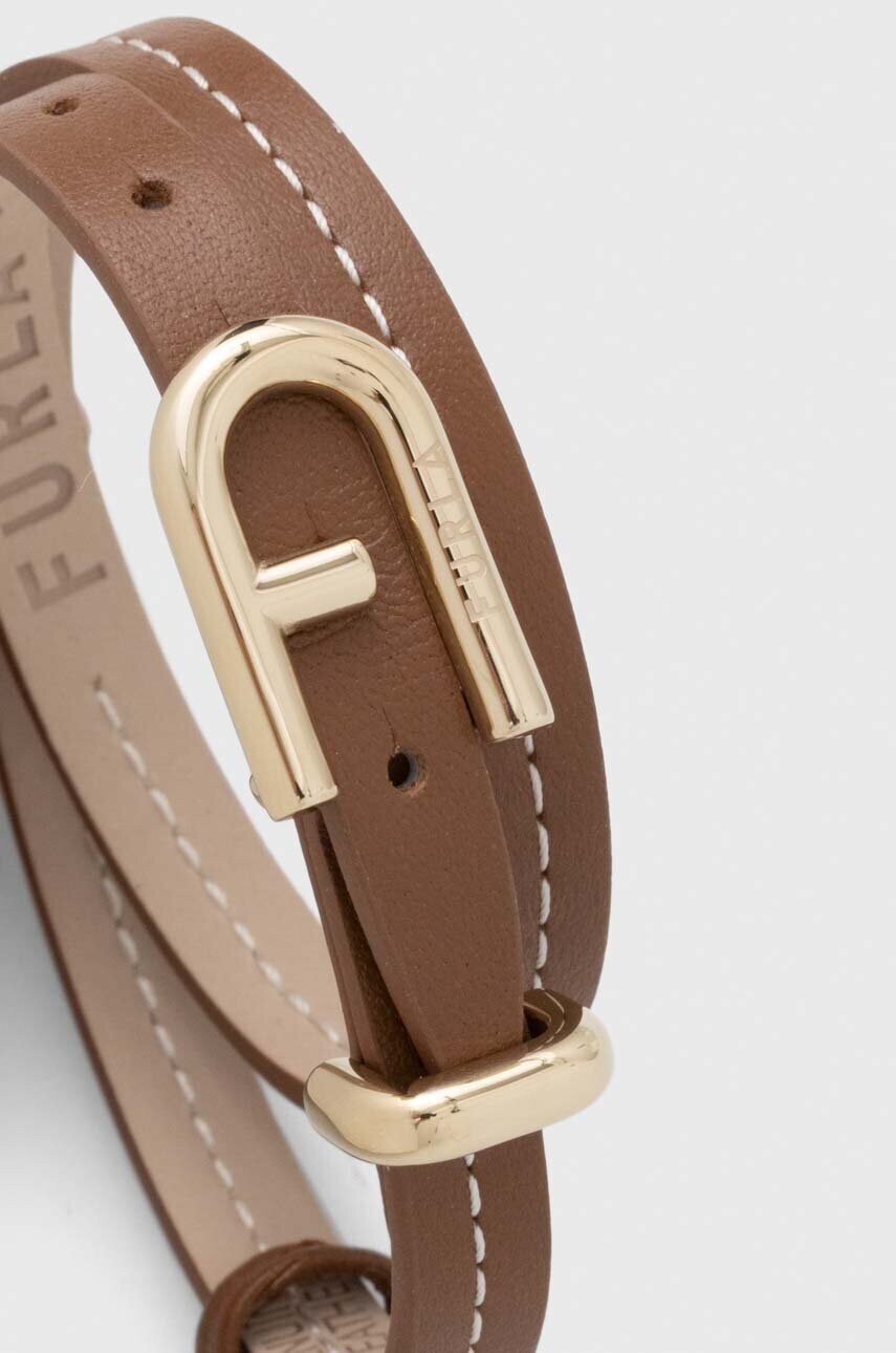 Шкіряний браслет Furla жіночий