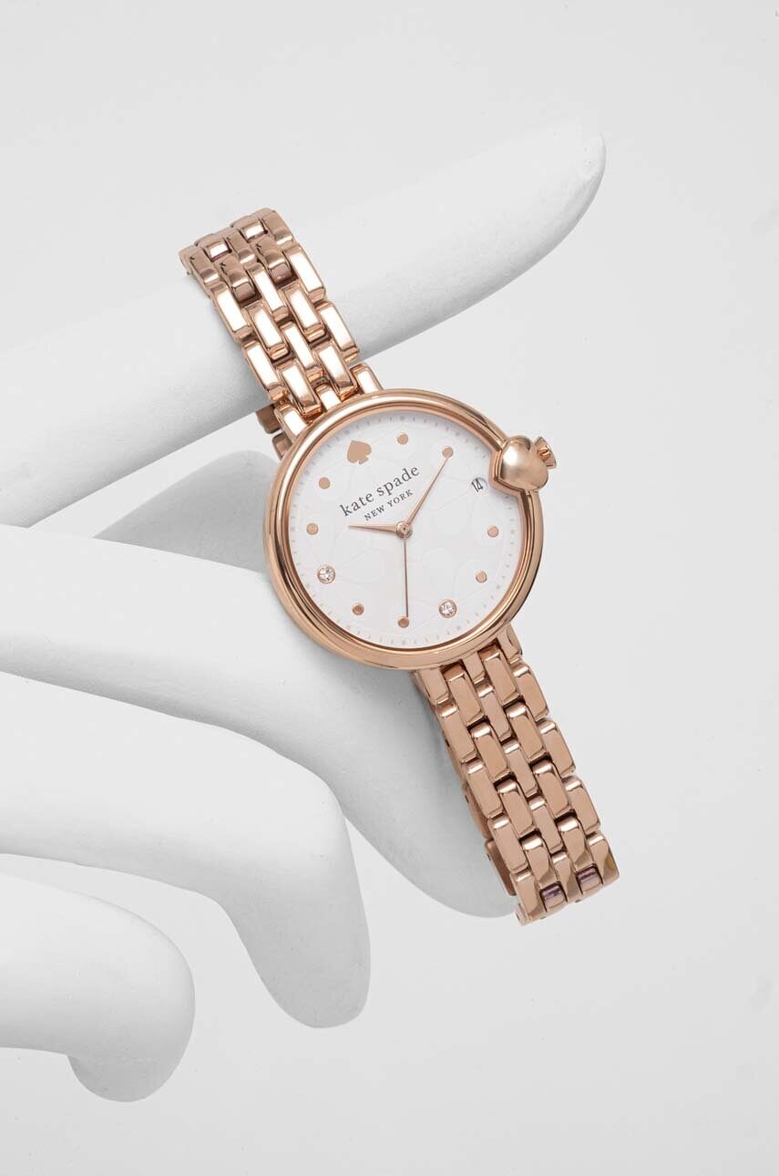 Годинник Kate Spade жіночий колір рожевий