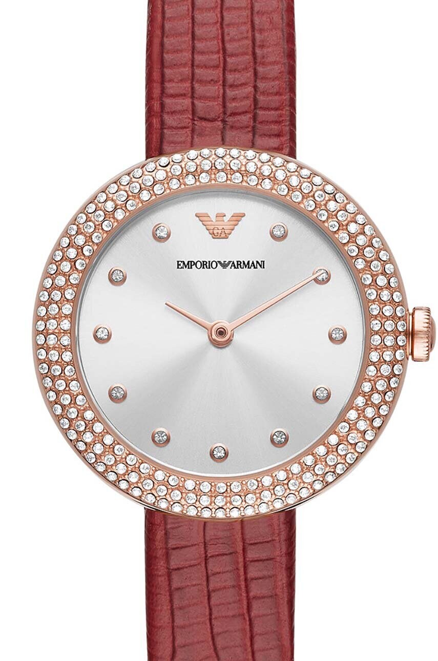 Годинник Emporio Armani жіночий колір червоний