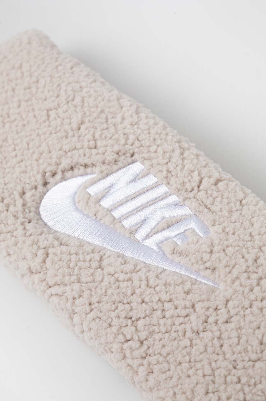 Пов'язка на голову Nike колір бежевий