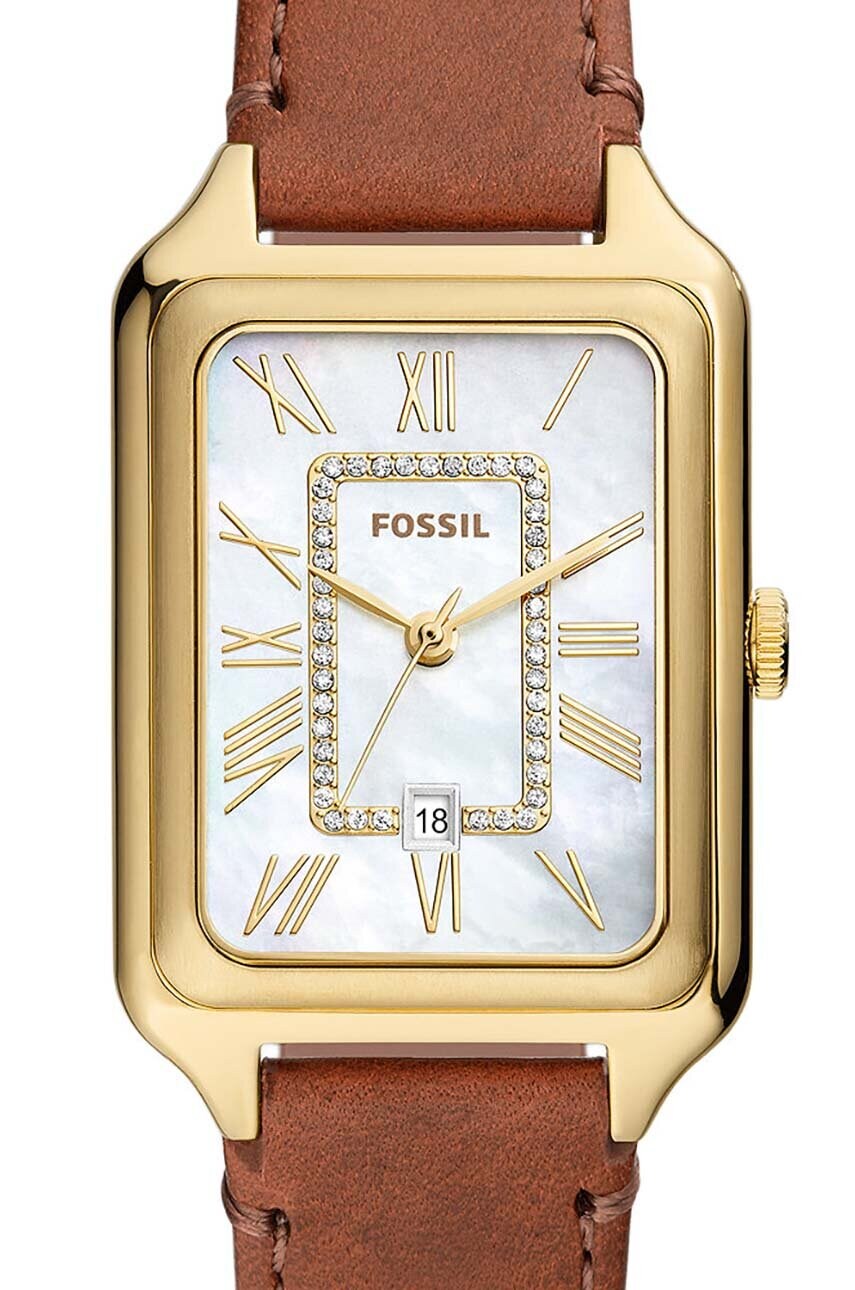 Годинник Fossil колір коричневий