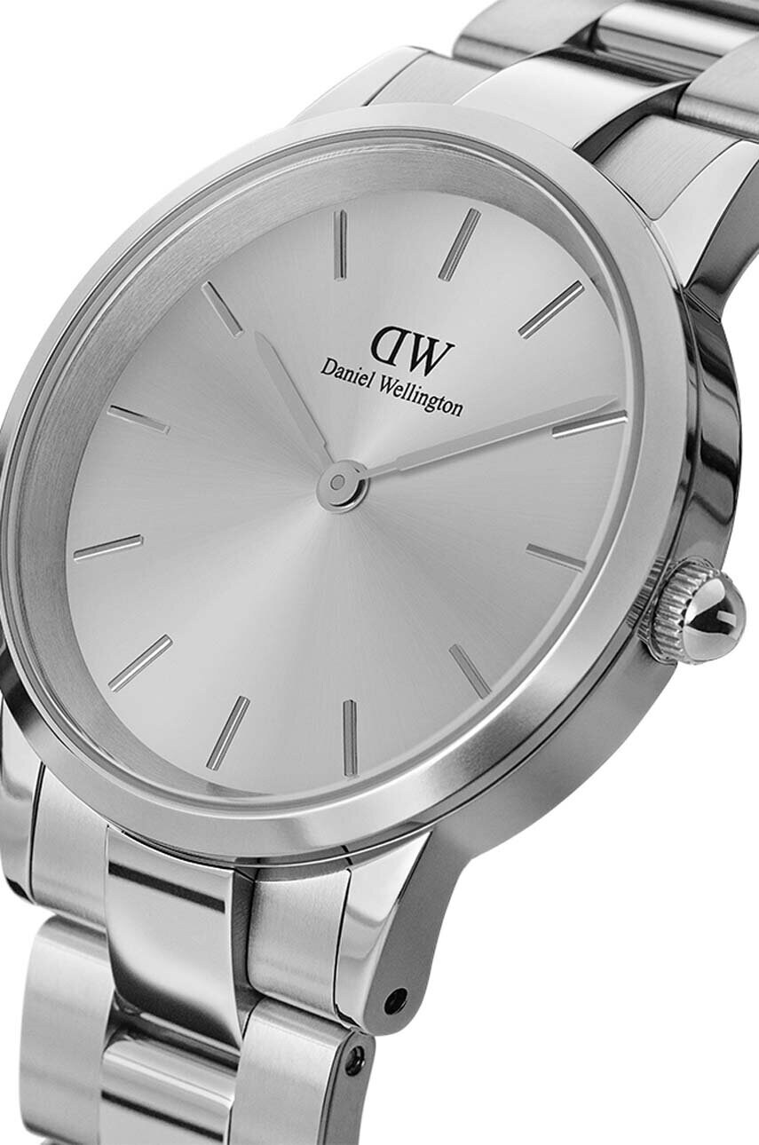Годинник Daniel Wellington Iconic Link Unitone 28 жіночий колір срібний