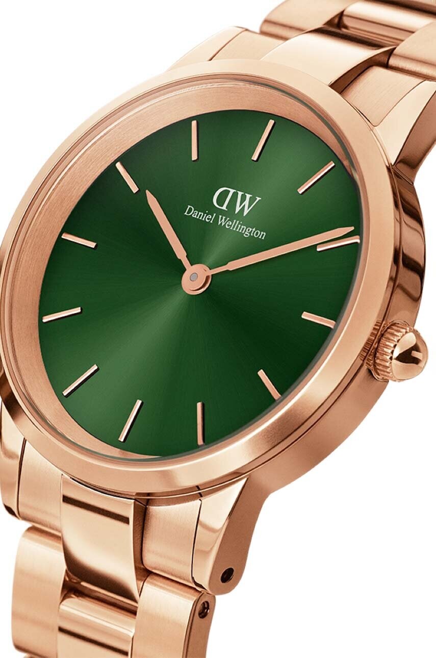 Годинник Daniel Wellington Iconic Link Emerald 32 жіночий колір золотий