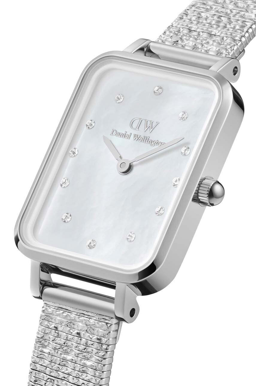 Годинник Daniel Wellington Quadro 20x26 Lumine жіночий колір срібний