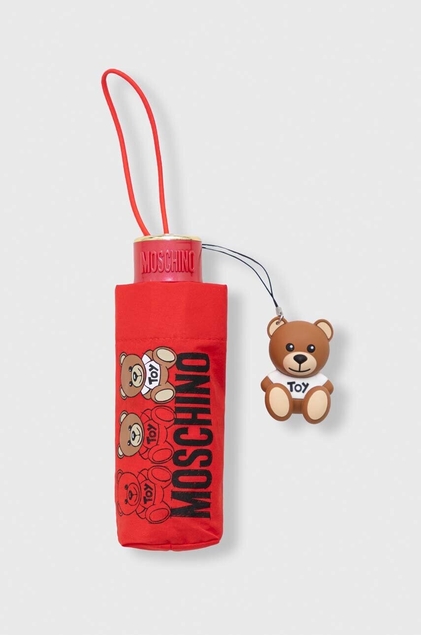 Парасоля Moschino колір червоний 8061 SUPERMINIA