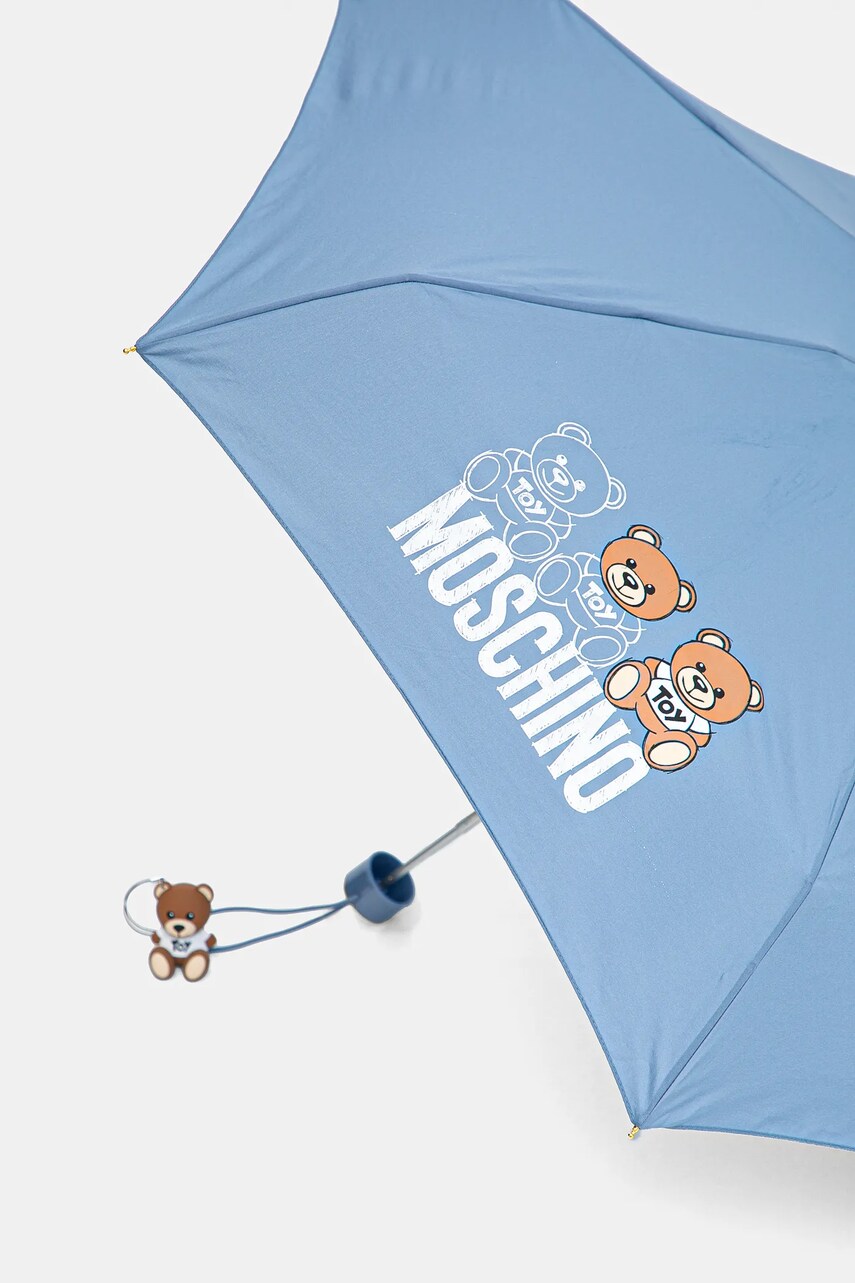 Парасоля Moschino колір чорний 8061 SUPERMINIA