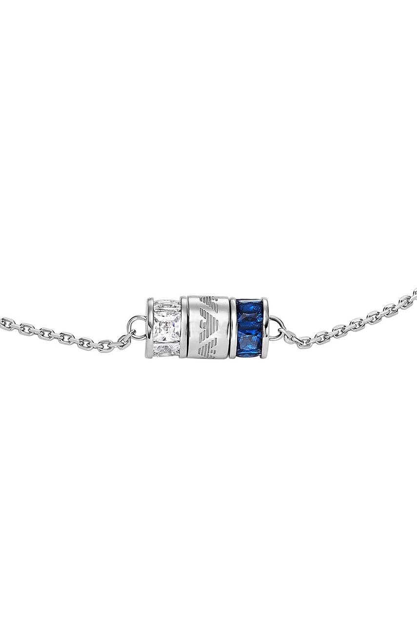 Срібний браслет Emporio Armani