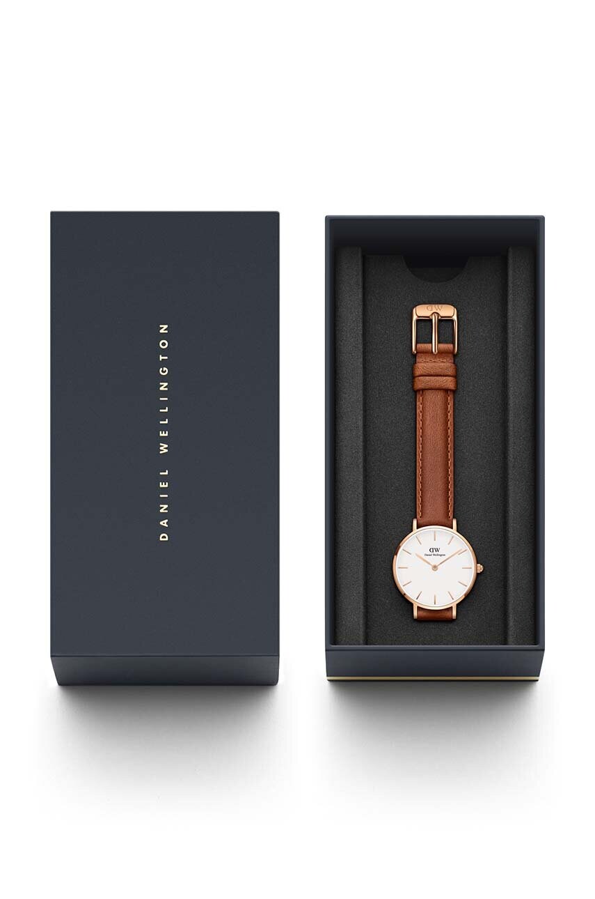 Годинник Daniel Wellington Petite 28 Durham колір помаранчевий