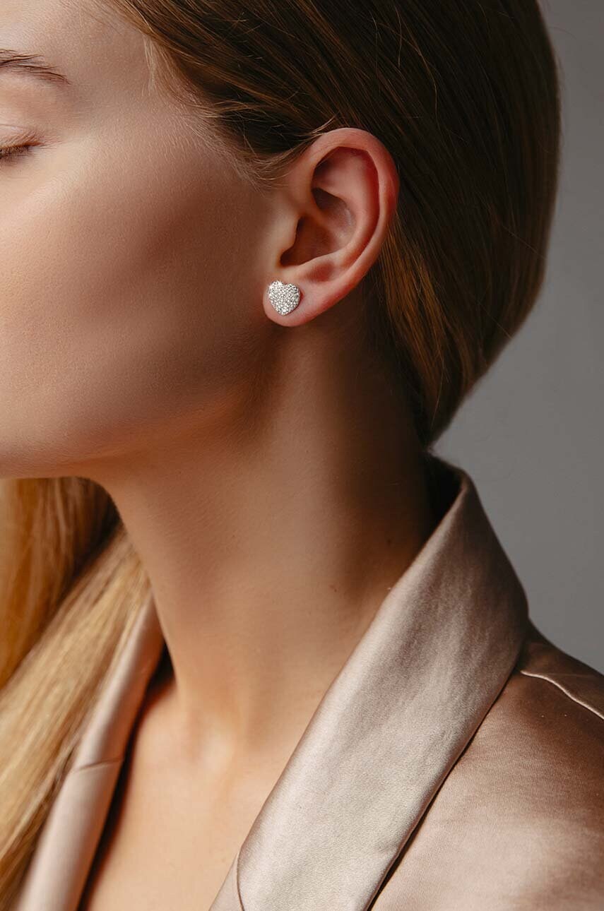 Посріблені сережки Lilou Microsetting