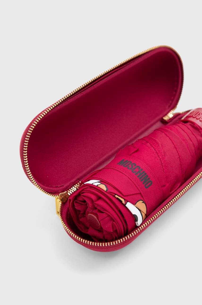 Парасоля Moschino колір бордовий 8425