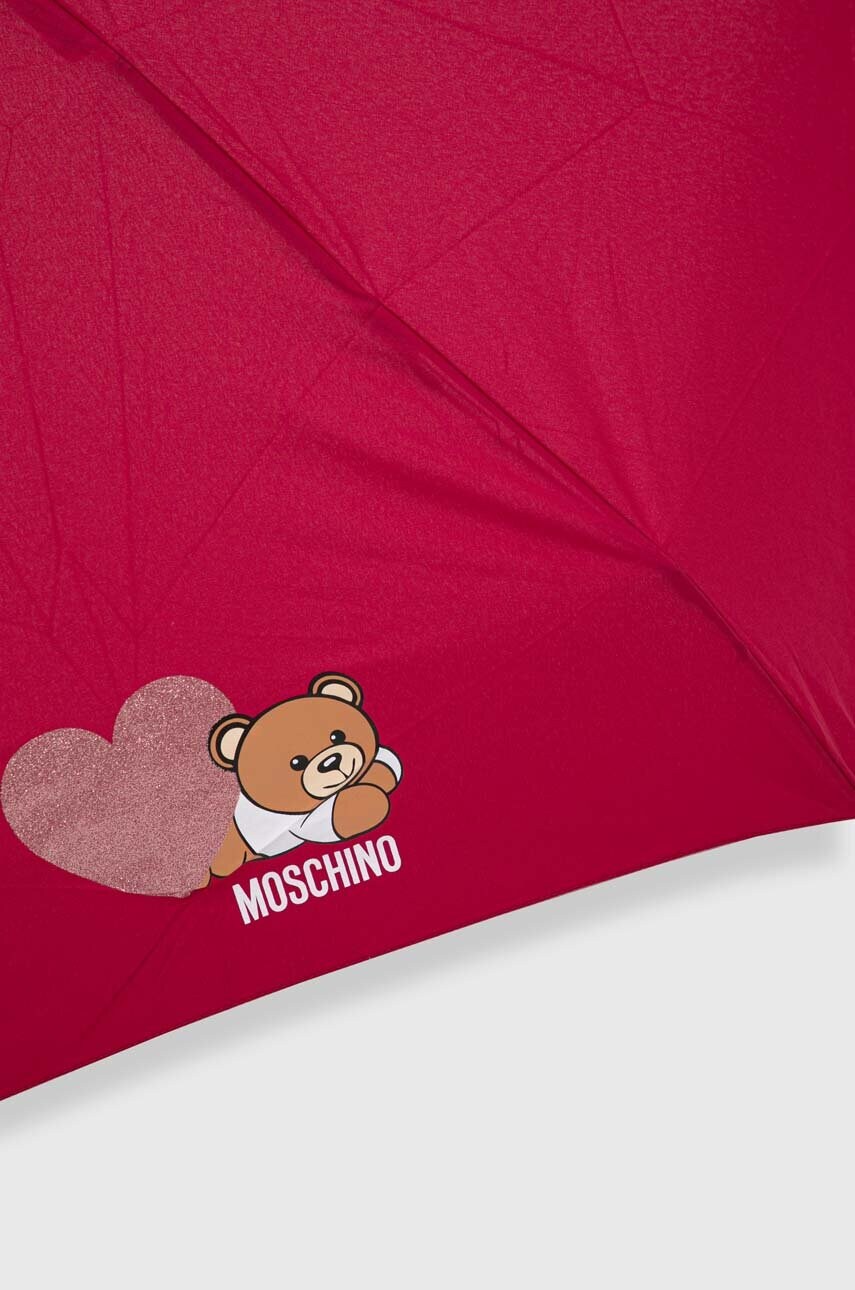 Парасоля Moschino колір бордовий 8188