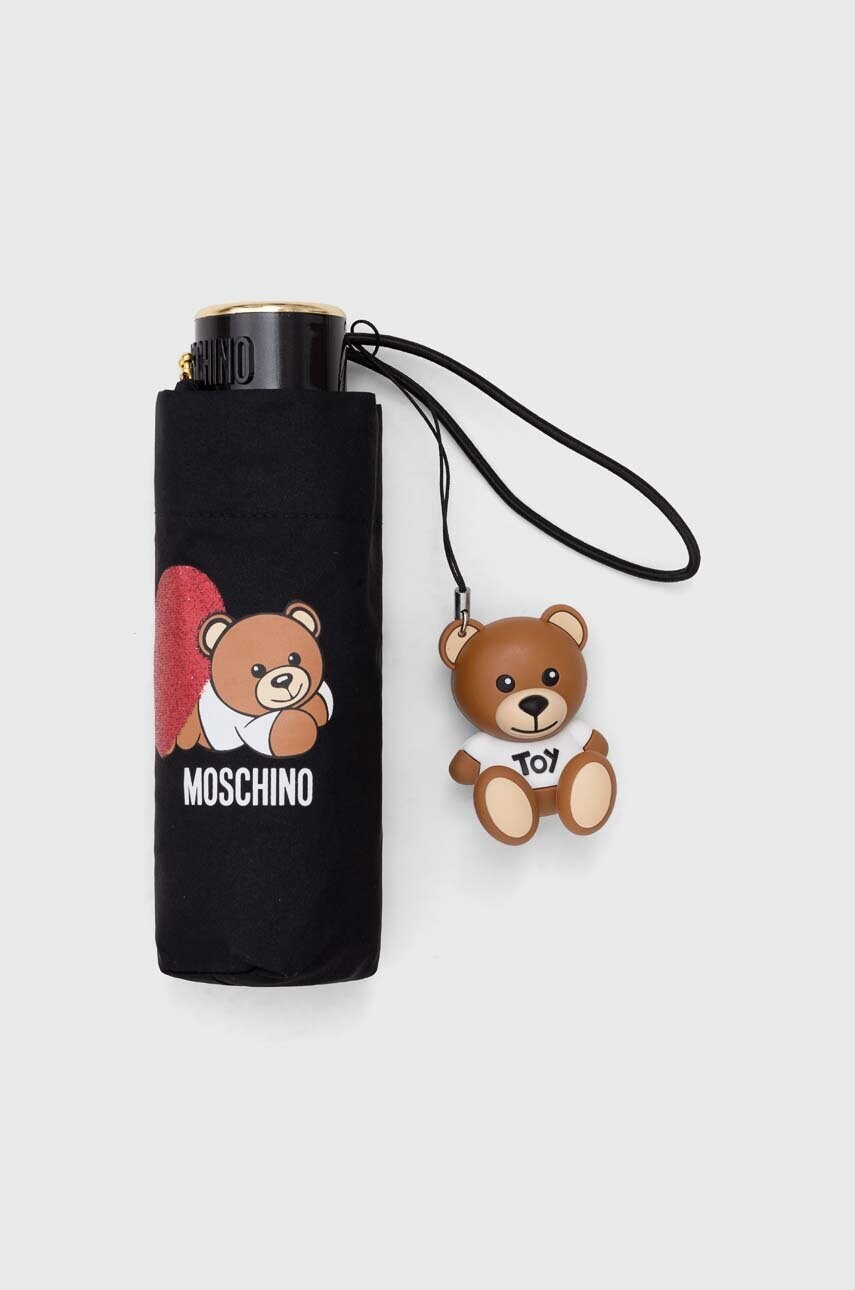 Парасоля Moschino колір чорний 8188