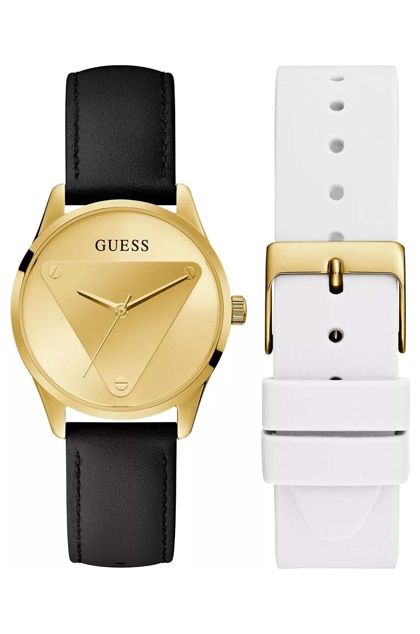 Годинник Guess жіночий колір чорний GW0642L1