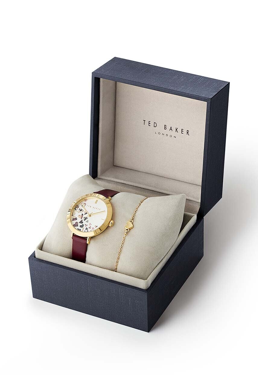 Годинник і браслет Ted Baker колір фіолетовий BKG028300