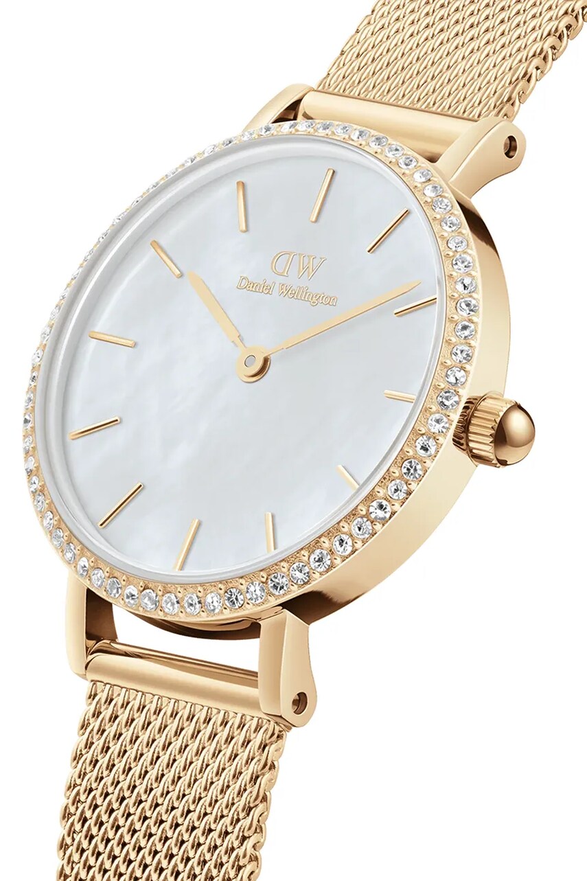 Годинник Daniel Wellington Petite Lumine Bezel Evergold жіночий колір золотий DW00100662