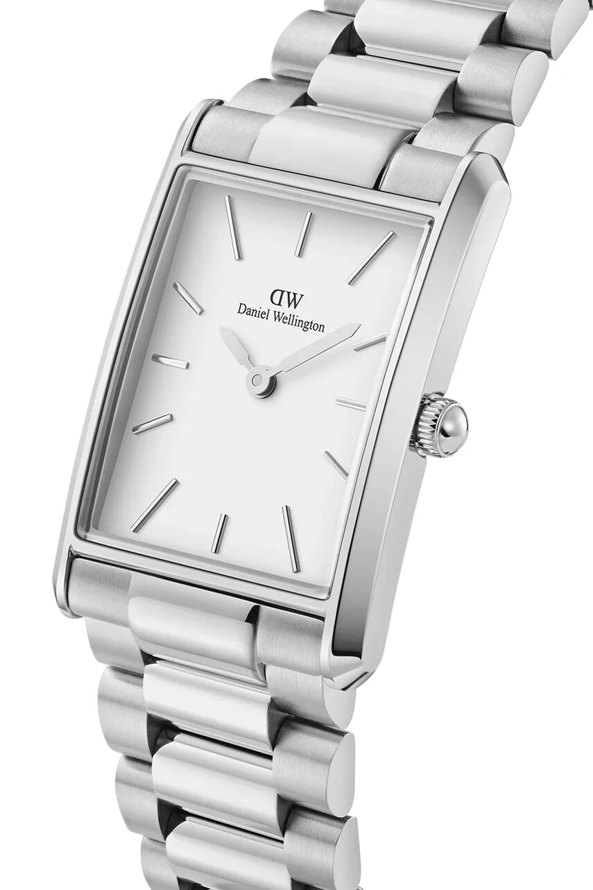 Годинник Daniel Wellington Bound 3-Link Silver 22 жіночий колір срібний DW00100700