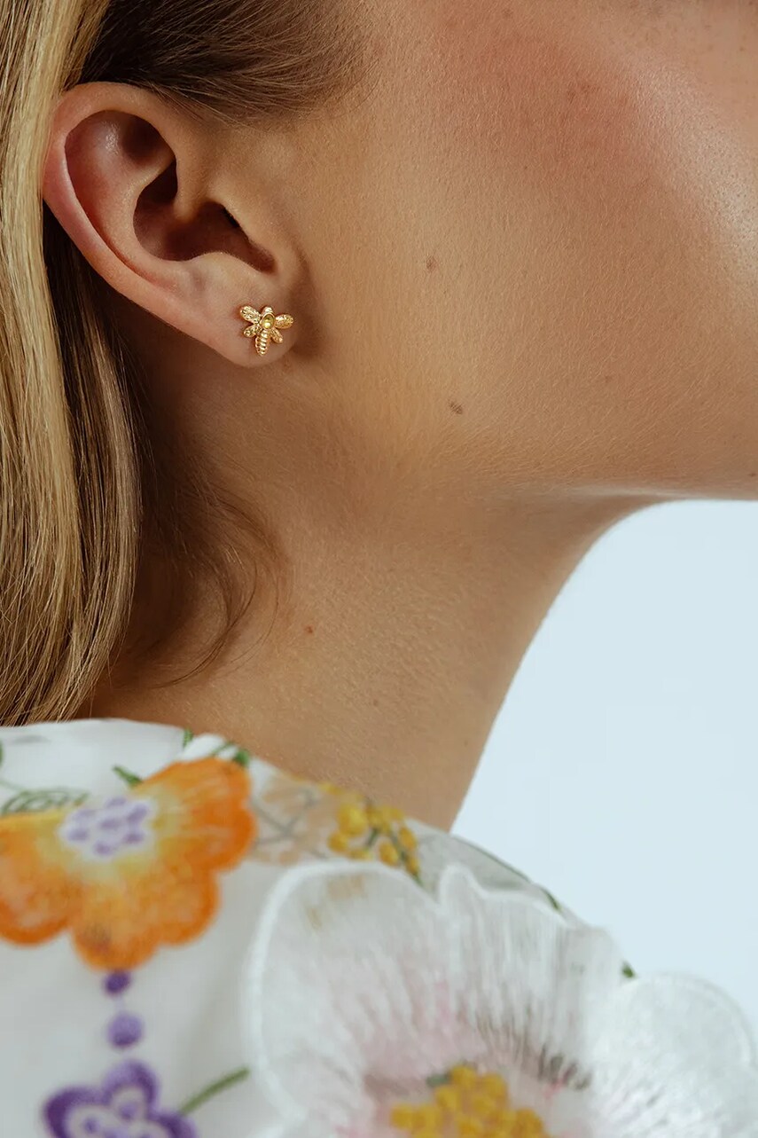 Купити Позолочені сережки Lilou Honey 211/KOL/9/PO – головне зображення