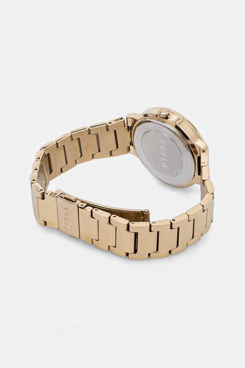 Купити Годинник Furla жіночий колір золотий WW00040006L2 – головне зображення