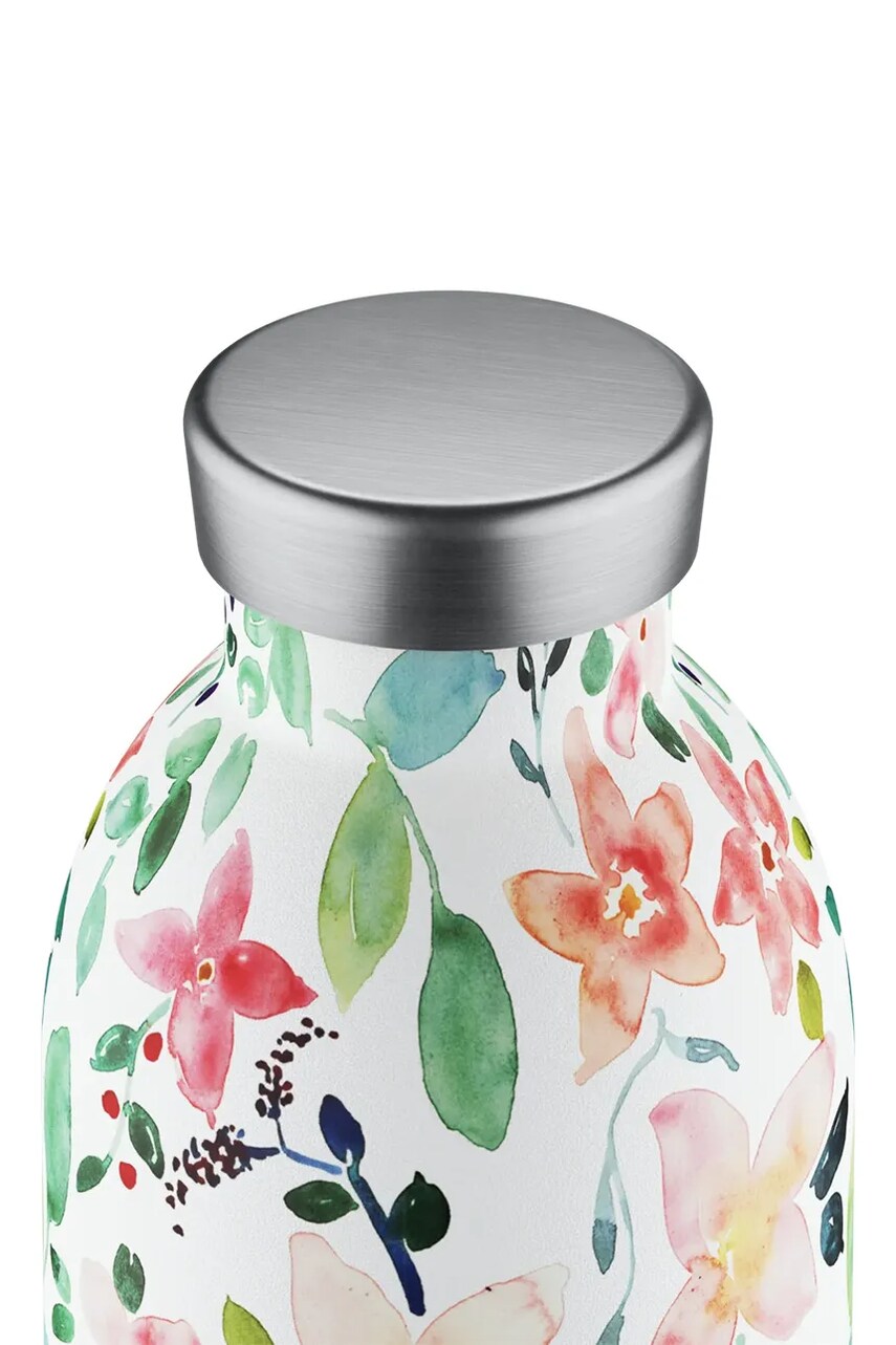 Термічна пляшка 24bottles Clima Bottle 500 ml Little Buds колір білий Clima.050.LittleBuds