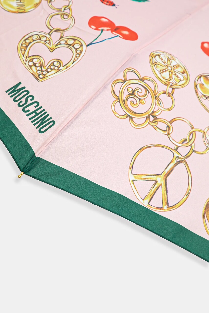 Парасоля Moschino колір рожевий 8990
