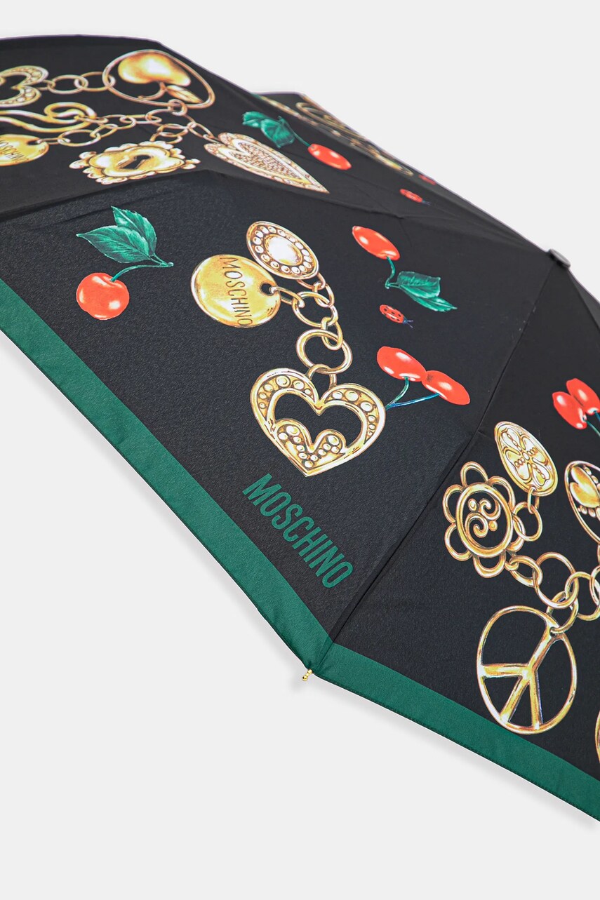 Парасоля Moschino колір чорний 8990