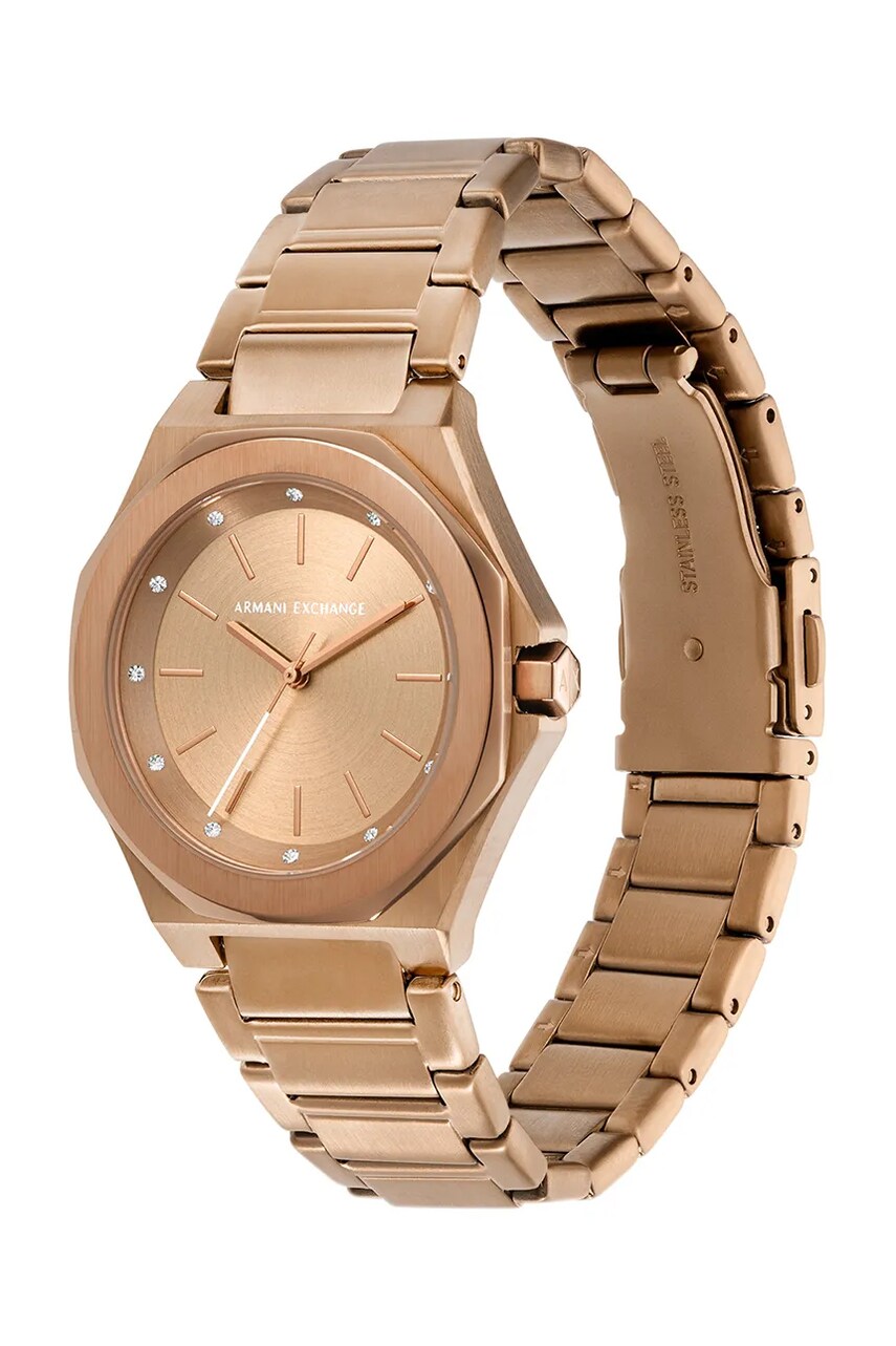 Годинник Armani Exchange жіночий колір золотий AX4616