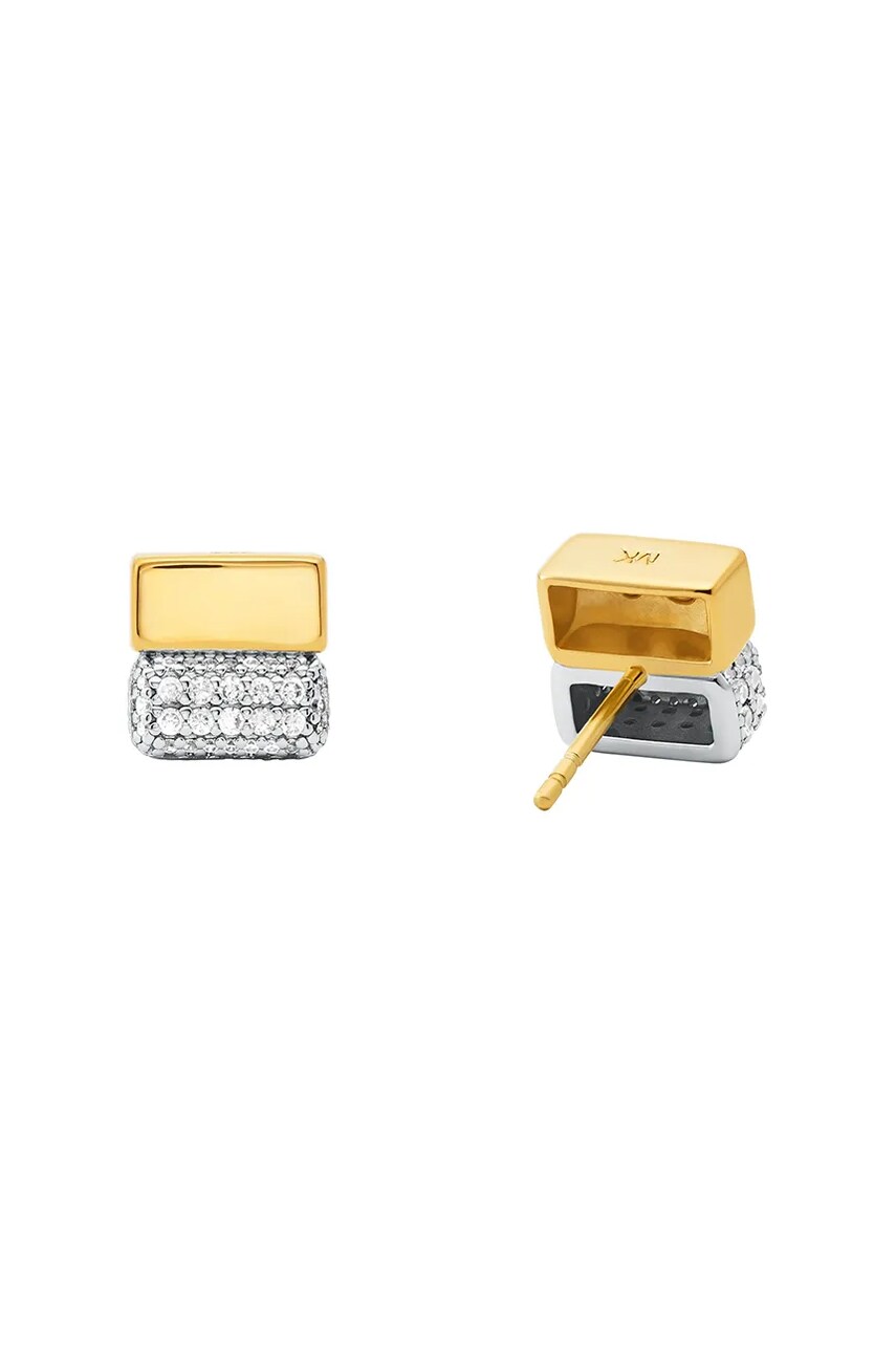 Срібні сережки з позолотою Michael Kors MKC1754CZ931