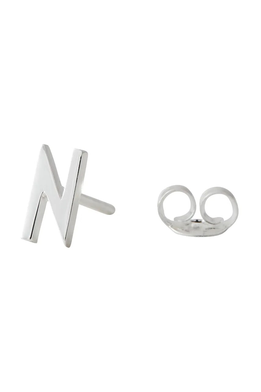 Срібна сережка Design Letters 90401000N