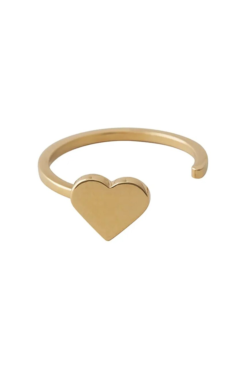 Срібний перстень з позолотою Design Letters 90602000GOLD