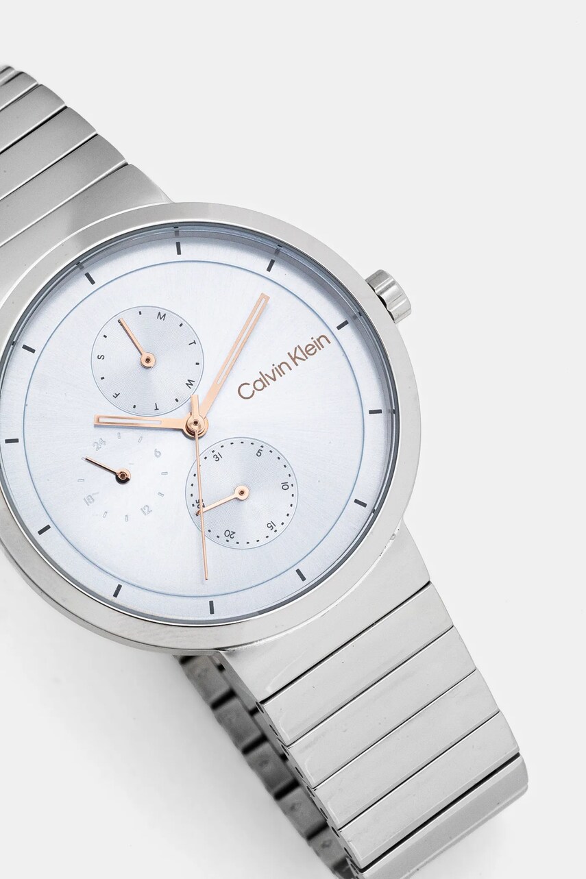 Годинник Calvin Klein жіночий колір срібний 25100032