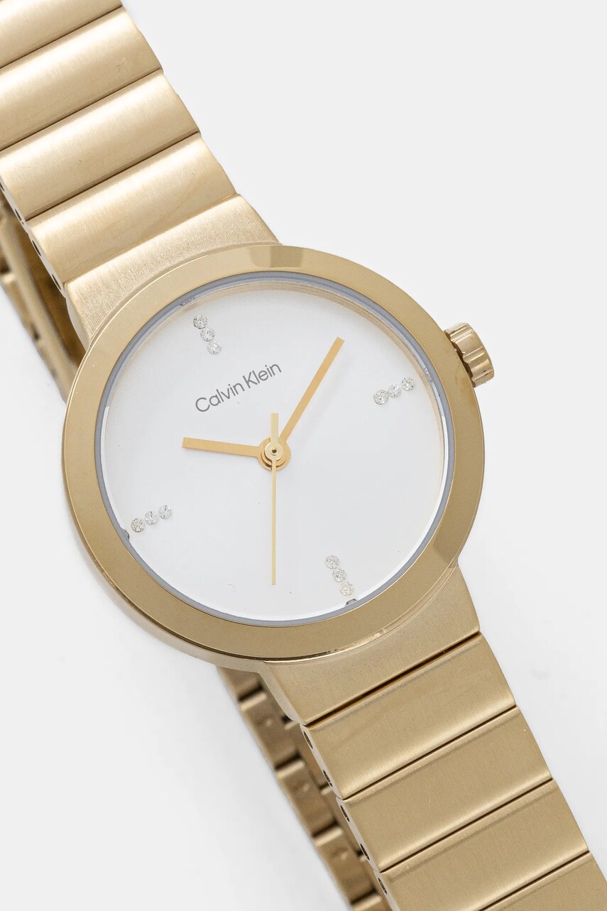 Годинник Calvin Klein жіночий колір золотий 25200416