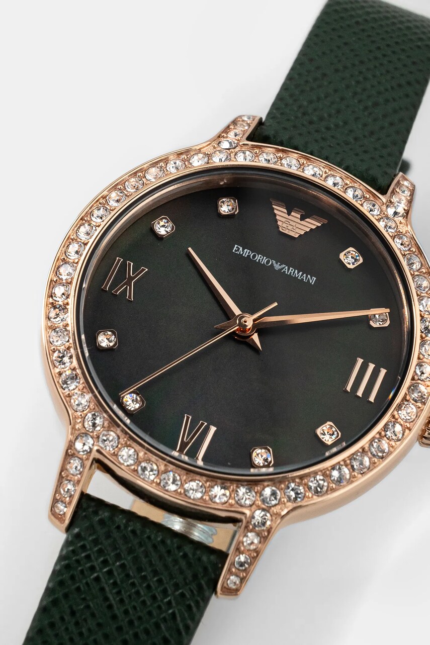 Годинник Emporio Armani жіночий колір зелений AR11577