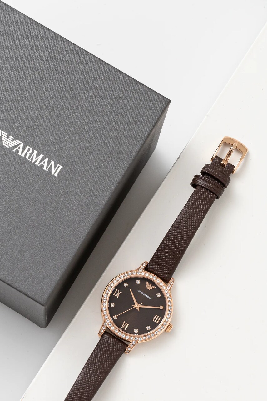 Годинник Emporio Armani жіночий колір коричневий AR11555
