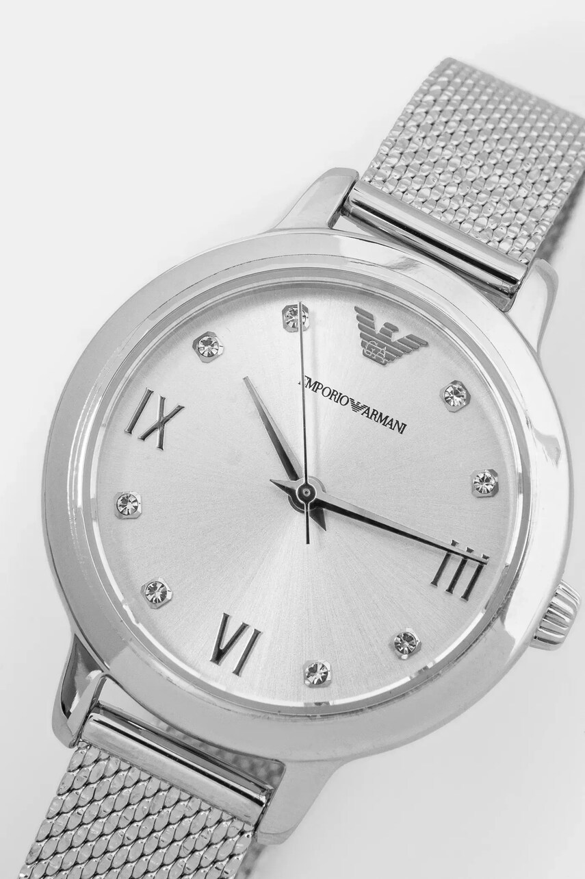 Годинник Emporio Armani жіночий колір срібний AR11584
