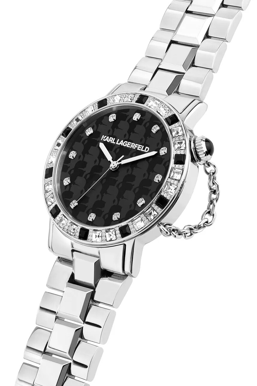 Годинник Karl Lagerfeld жіночий колір срібний R0553100502
