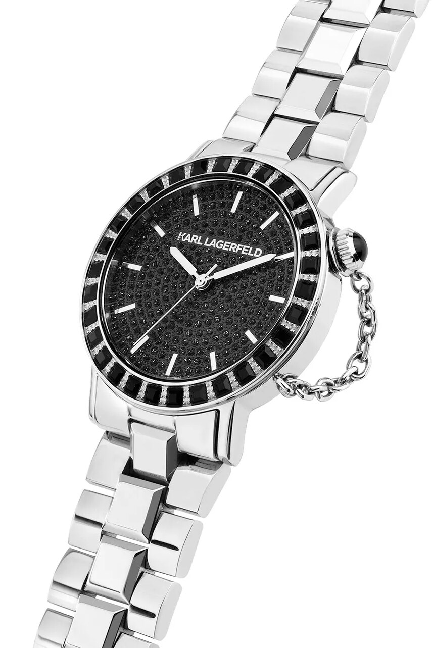 Годинник Karl Lagerfeld жіночий колір срібний R0553100505