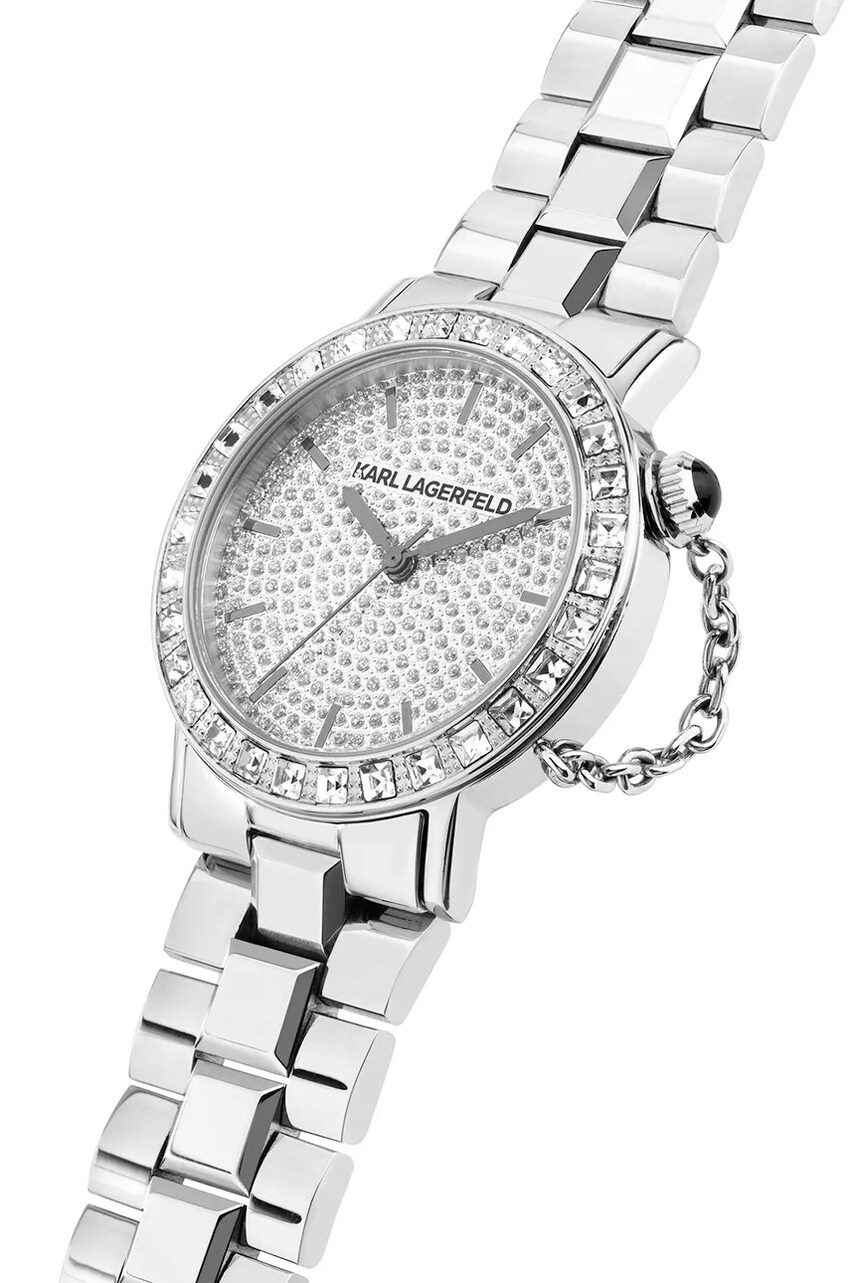 Годинник Karl Lagerfeld жіночий колір срібний R0553100506