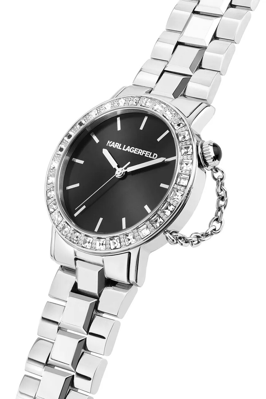 Годинник Karl Lagerfeld жіночий колір срібний R0553100507