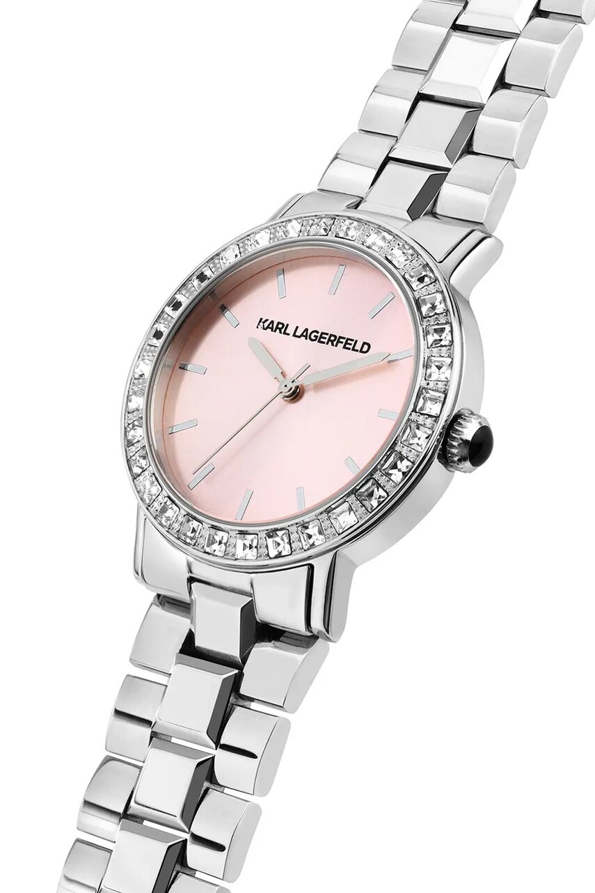 Годинник Karl Lagerfeld жіночий колір срібний R0553100512