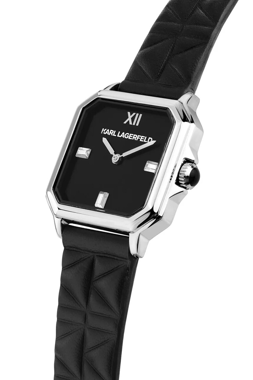 Годинник Karl Lagerfeld жіночий колір чорний R0551102502