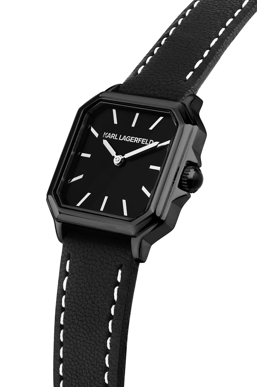Годинник Karl Lagerfeld жіночий колір чорний R0551102503